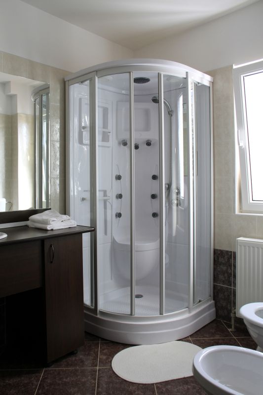 Contemporary Bathroom with New Shower