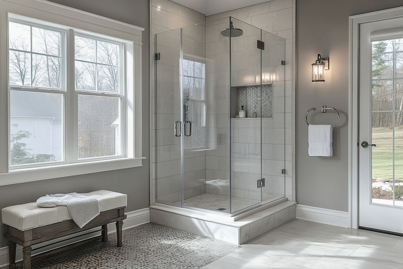 Clean and Stylish Shower Space